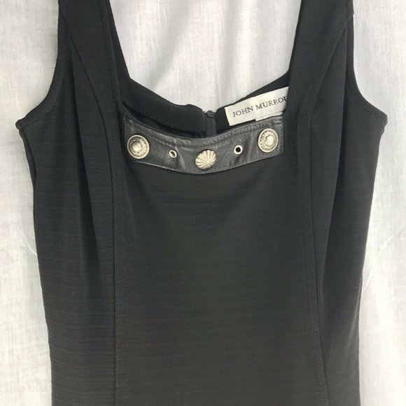 Vintage John Murrough Long Dress SMALL BLACK - Picture 6 of 8